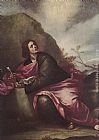 Alonso Cano Canvas Paintings - St John the Evangelist on Pathmos